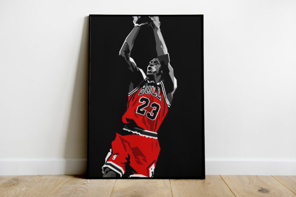 Poster Canvas – Chicago Bulls 23 Fanart 2