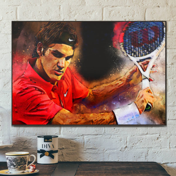 Poster Canvas – Water Color Art Federer