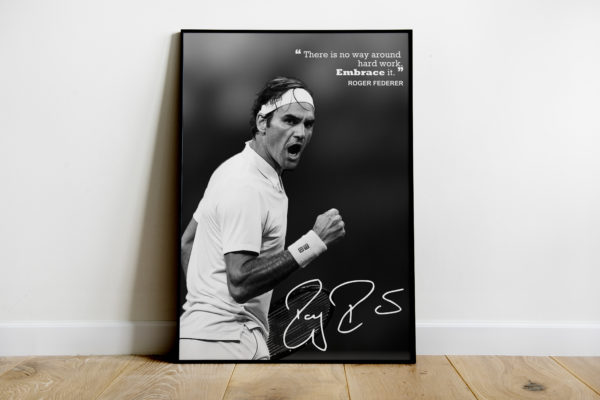 Poster Canvas – Roger King Quote