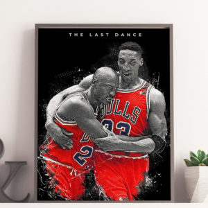 Poster Canvas – Jordan and Pippen
