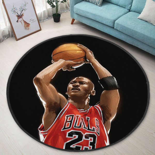 Round Carpet – Chicago Bulls 23