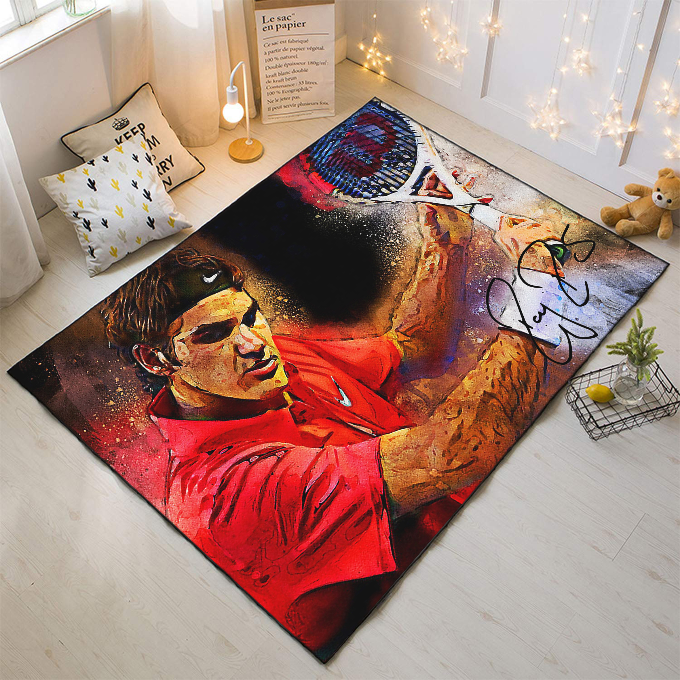 Rug - Water Color Art Federer Rug - Water Color Art Federer