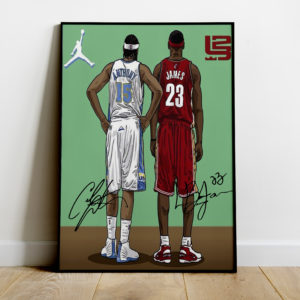 Poster Canvas – Melo and Lebron Art