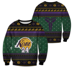 3D Hoodie Sweater Tshirt – Kobe Fan Christmas Limited 02