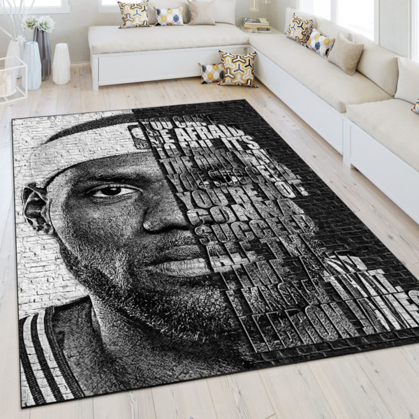 Rug – Lebron Portrait Art