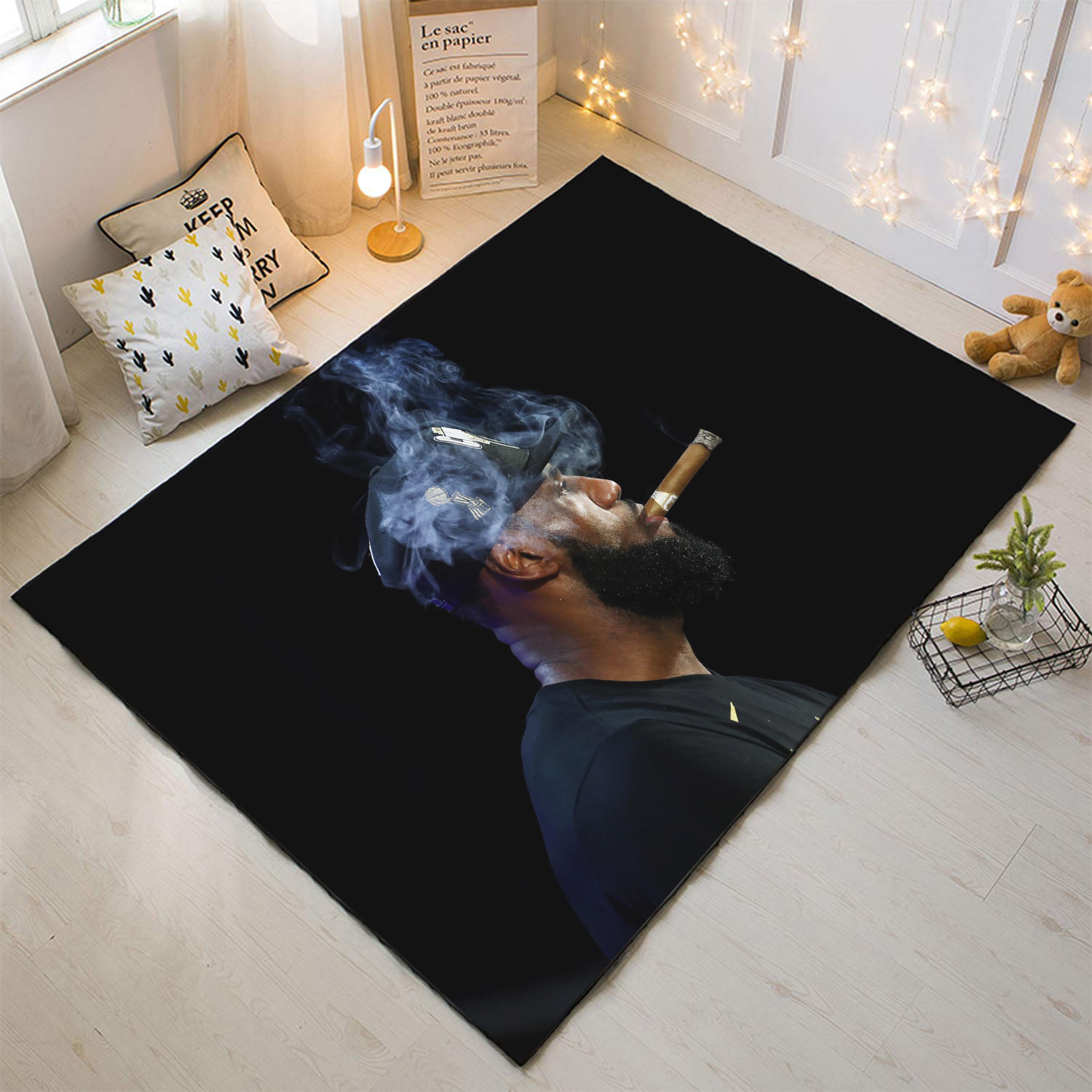 Rug - Lebron Smoking Rug - Lebron Smoking