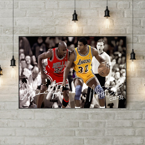 Poster Canvas – Magic vs MJ