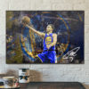 Poster Canvas – Stephen Curry Poster Golden State Warriors Basketball Hand Made Posters Canvas Print Kids Wall Art Man Cave Gift Home Decor