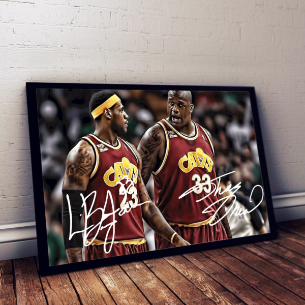 Poster Canvas – Lebron and Shaq