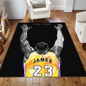 Lebron James Lakers 23 Rug