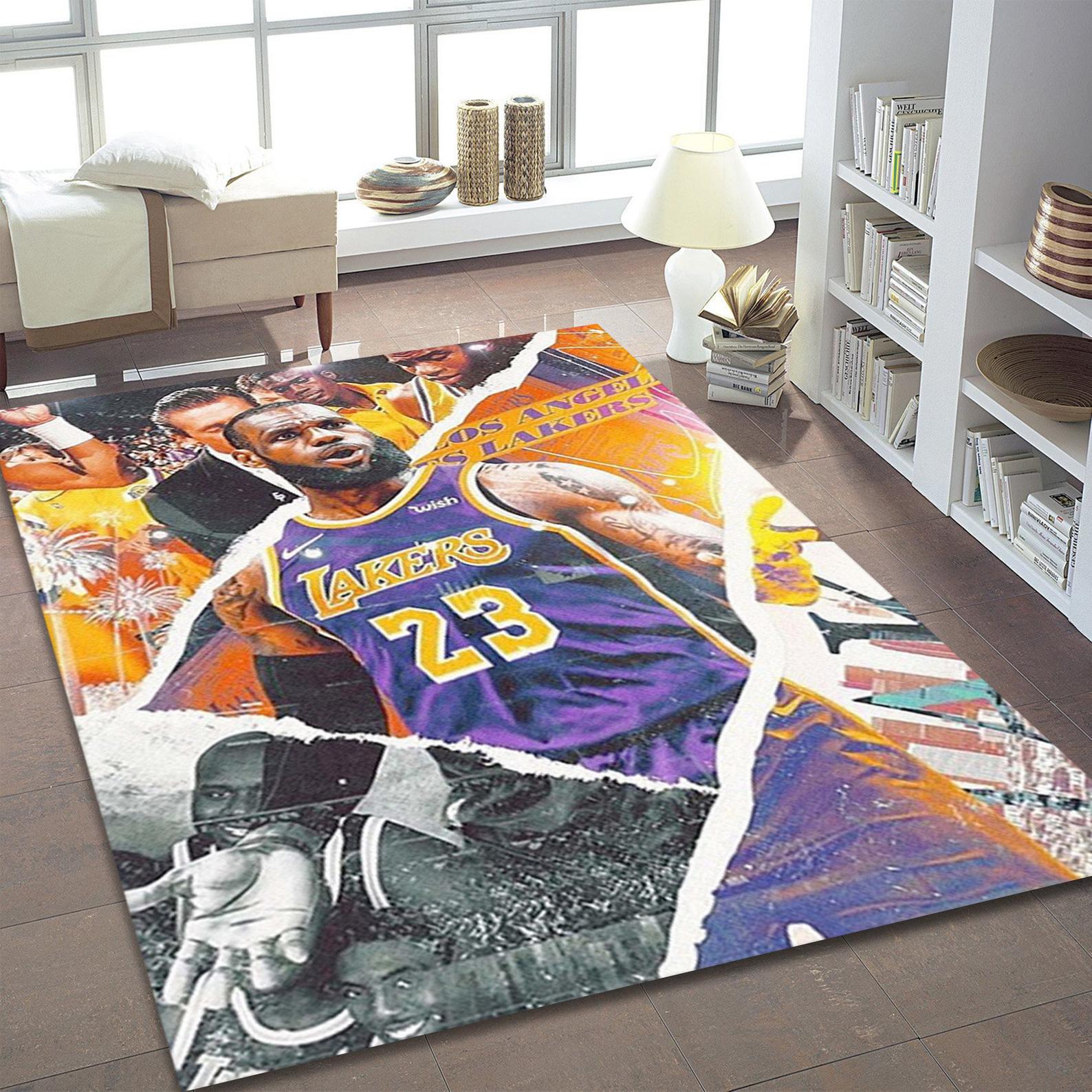 Lebron James Lakers 23 Rug Lebron James Lakers 23 Rug
