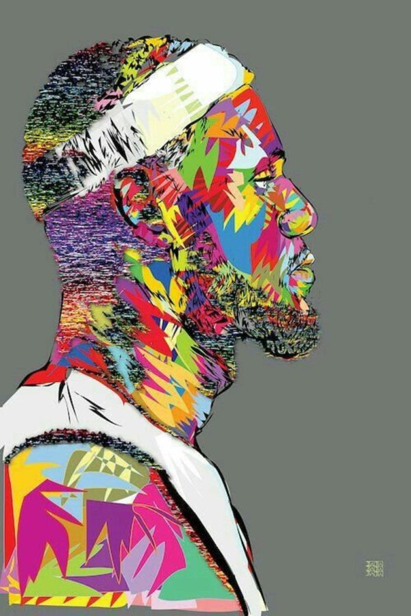 Lebron James Artwork Rug