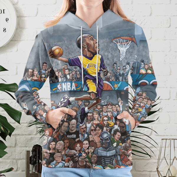 Kobe Bryant Artwork Dunking 3D Tshirt Sweater Hoodies