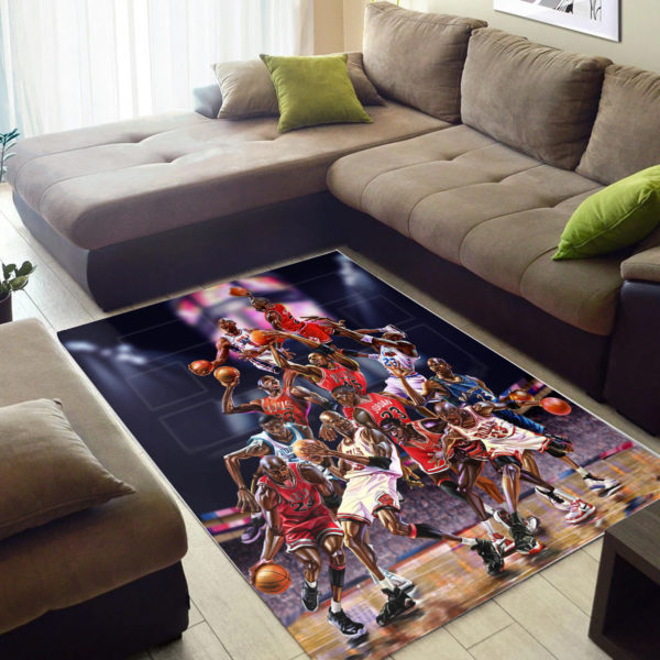 Michael Jordan Artwork Rug Home Decor