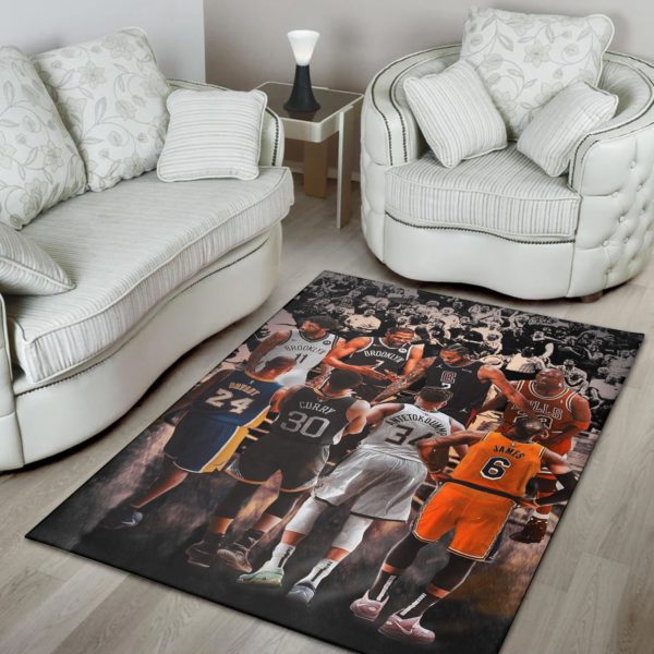 NBA Best Of All Times Player Rugs