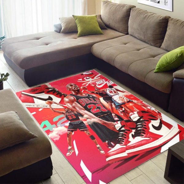 Michael Jordan Air Jordan Rug For Living Room Home Decor
