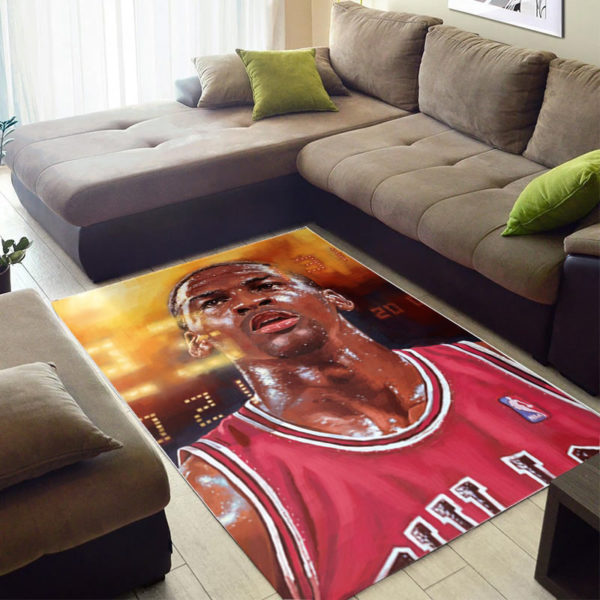 Michael Jordan Artwork Rug Home Decor