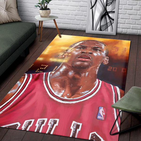 Michael Jordan Artwork Rug Home Decor