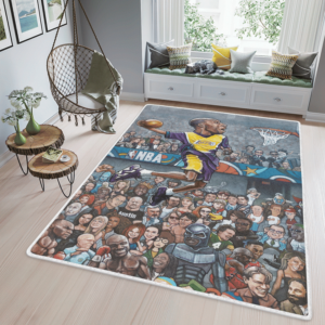 Kobe Bryant 24 Lakers Rug Carpet For Living Room Rug Home Decor