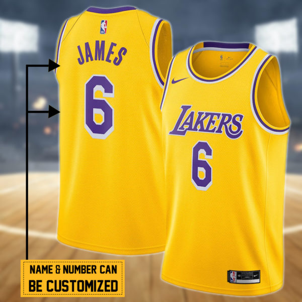 Custom Jersey – LJ Limited Edition Yellow
