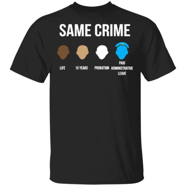 Lebron James Same Crime Unisex T-shirt