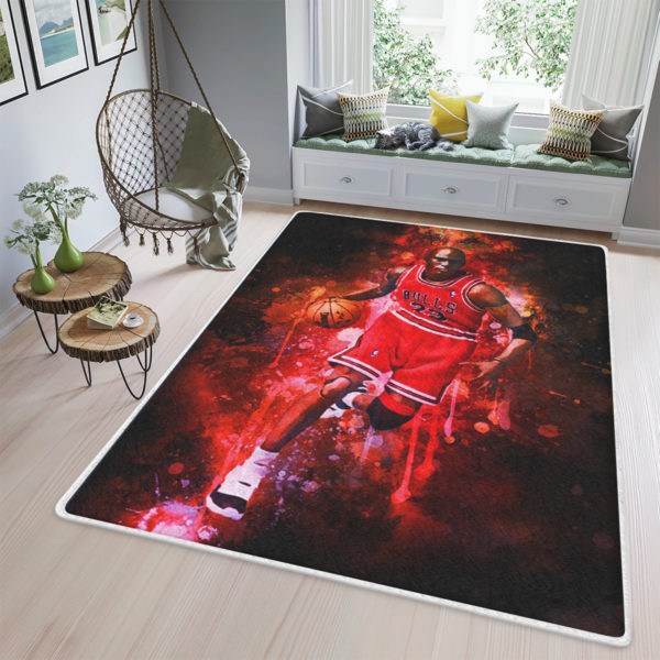 Michael Jordan Artwork Rug Home Decor
