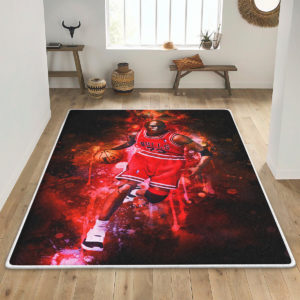 Michael Jordan Artwork Rug Home Decor