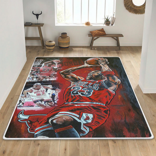 Michael Jordan Artwork Rug Home Decor