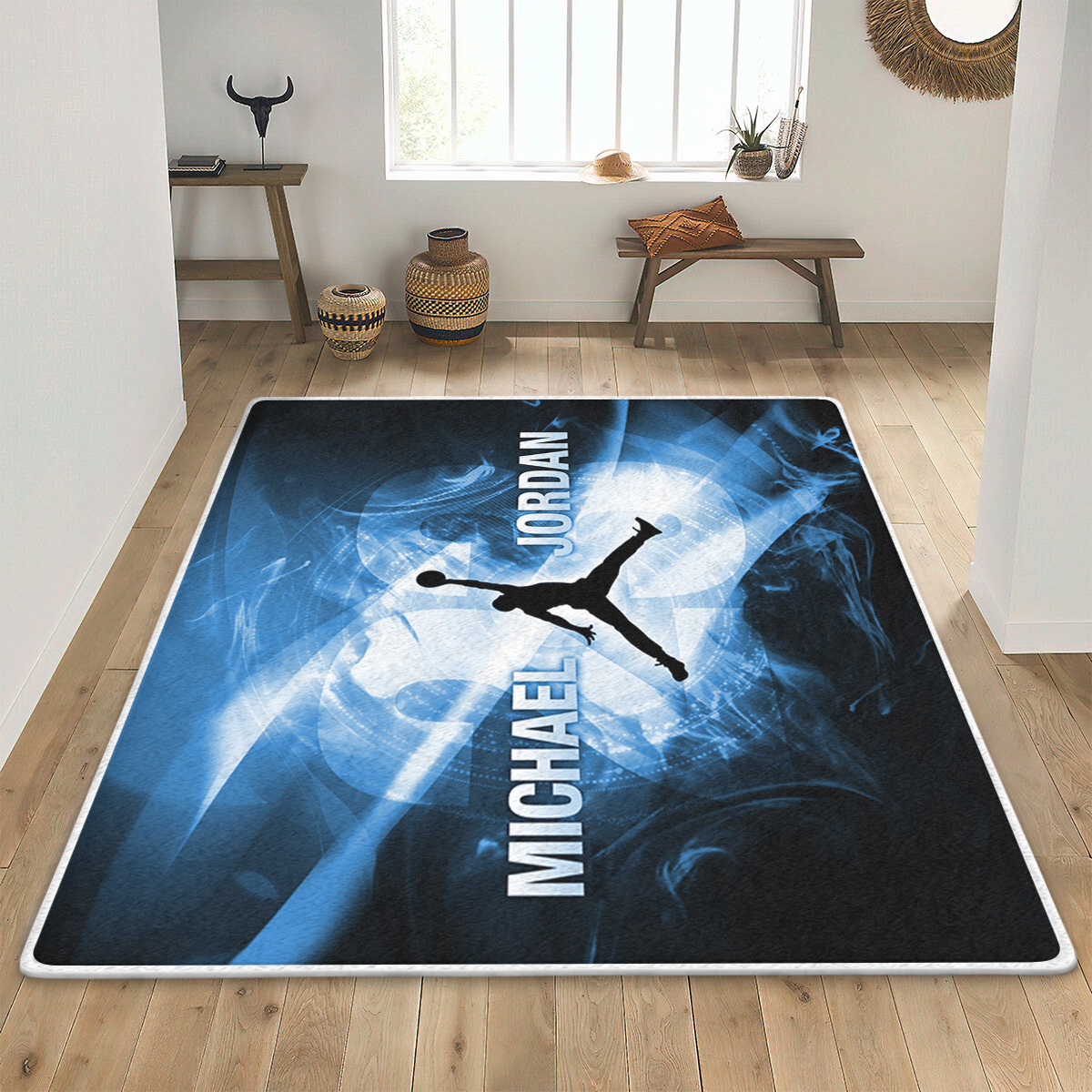 Michael Jordan Artwork Rug Home Decor Michael Jordan Artwork Rug Home Decor