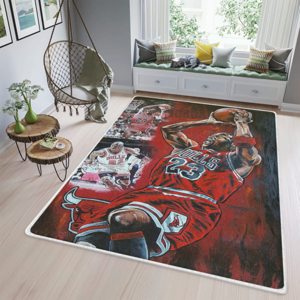 Michael Jordan Artwork Rug Home Decor