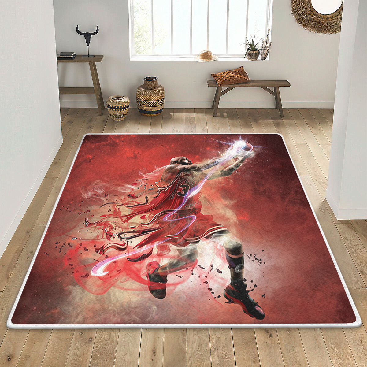Michael Jordan Artwork Rug Home Decor Michael Jordan Artwork Rug Home Decor