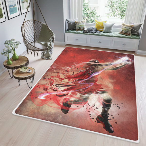 Michael Jordan Artwork Rug Home Decor