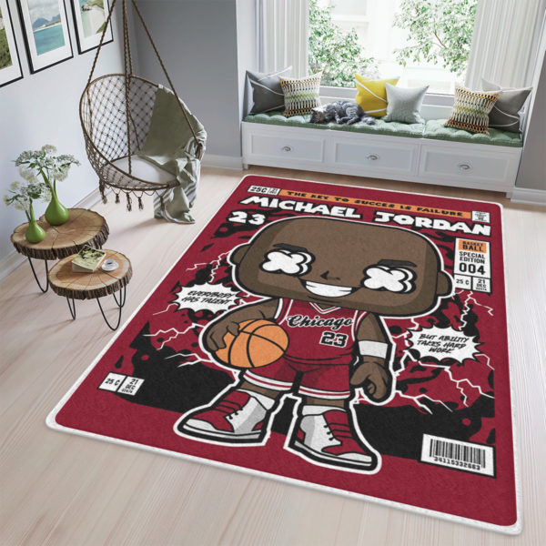 Michael Jordan Artwork Rug Home Decor