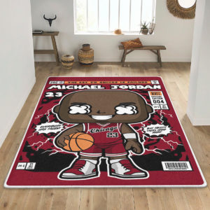 Michael Jordan Artwork Rug Home Decor