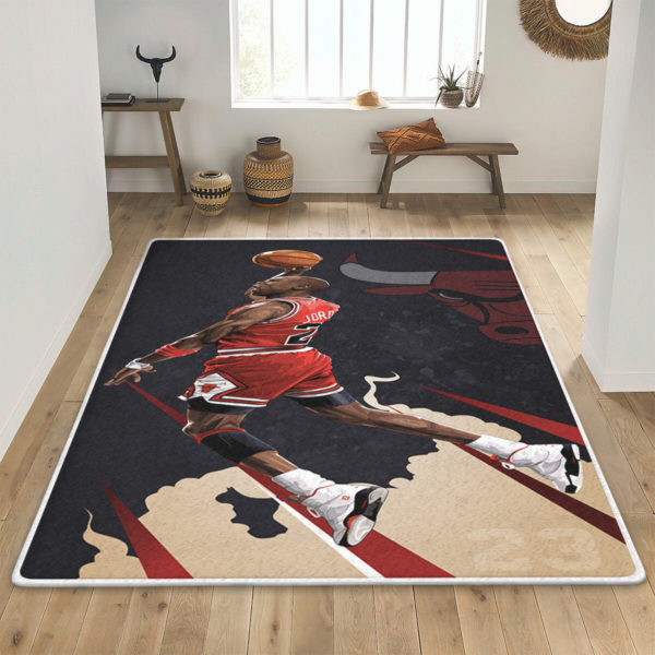 Michael Jordan Artwork Rug Home Decor