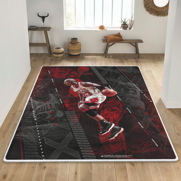 Michael Jordan Artwork Rug Home Decor