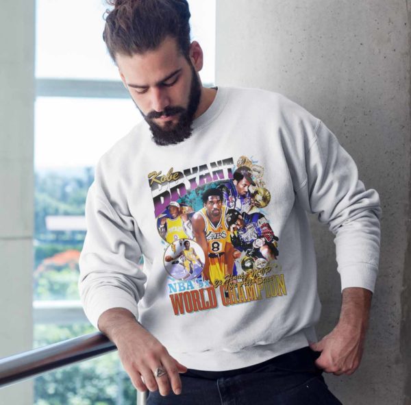 Kobe Bryant World Champion Vintage T-Shirt