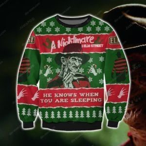 A Nightmare On Elm Street Christmas Ugly Sweater