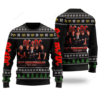 Acdc Red Hells Bells Christmas Ugly Sweater
