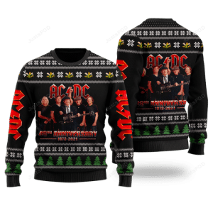 ACDC 48th Anniversary 1973 – 2021 Christmas Ugly Sweater