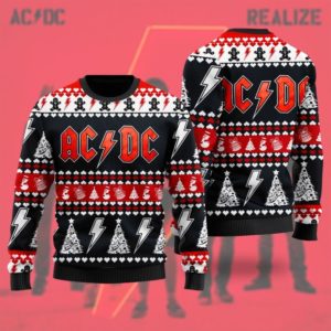 ACDC Rock Band Christmas Ugly Sweater