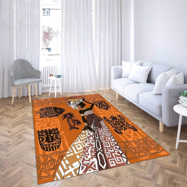 African Culture 3D Living Room Carpet Rug Home Decor