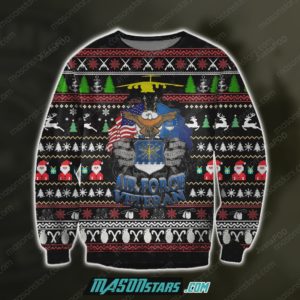 Air Force Veteran Christmas Ugly Sweater