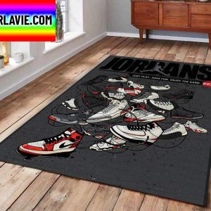 Air Jordan All Sneakers Rug Home Decor