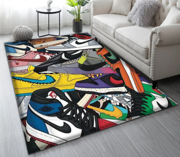 Air Jordan Sneaker Rug Gift Home Decor
