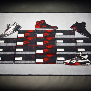 Air Jordan X Sneaker Box Rug Home Decor