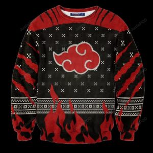 Akatsuki Cloud Naruto Christmas Ugly Sweater