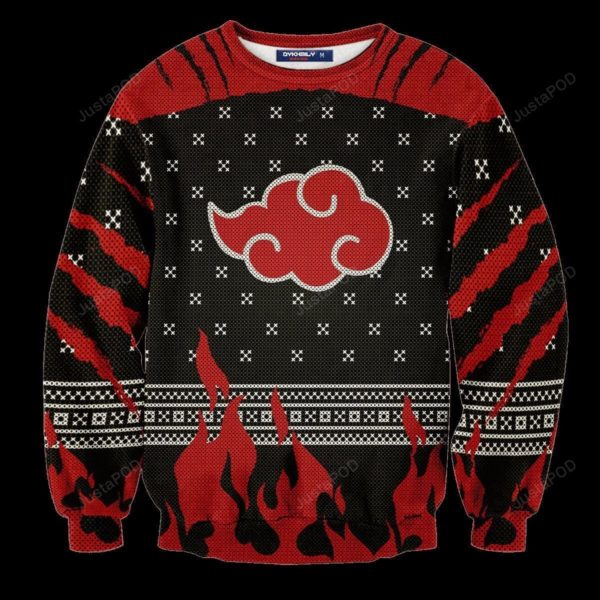 Akatsuki Cloud Naruto Christmas Ugly Sweater