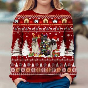 Akita Christmas Ugly Sweater