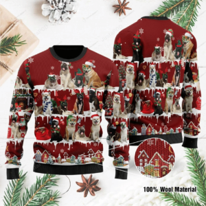 Akita Unisex Christmas Ugly Sweater